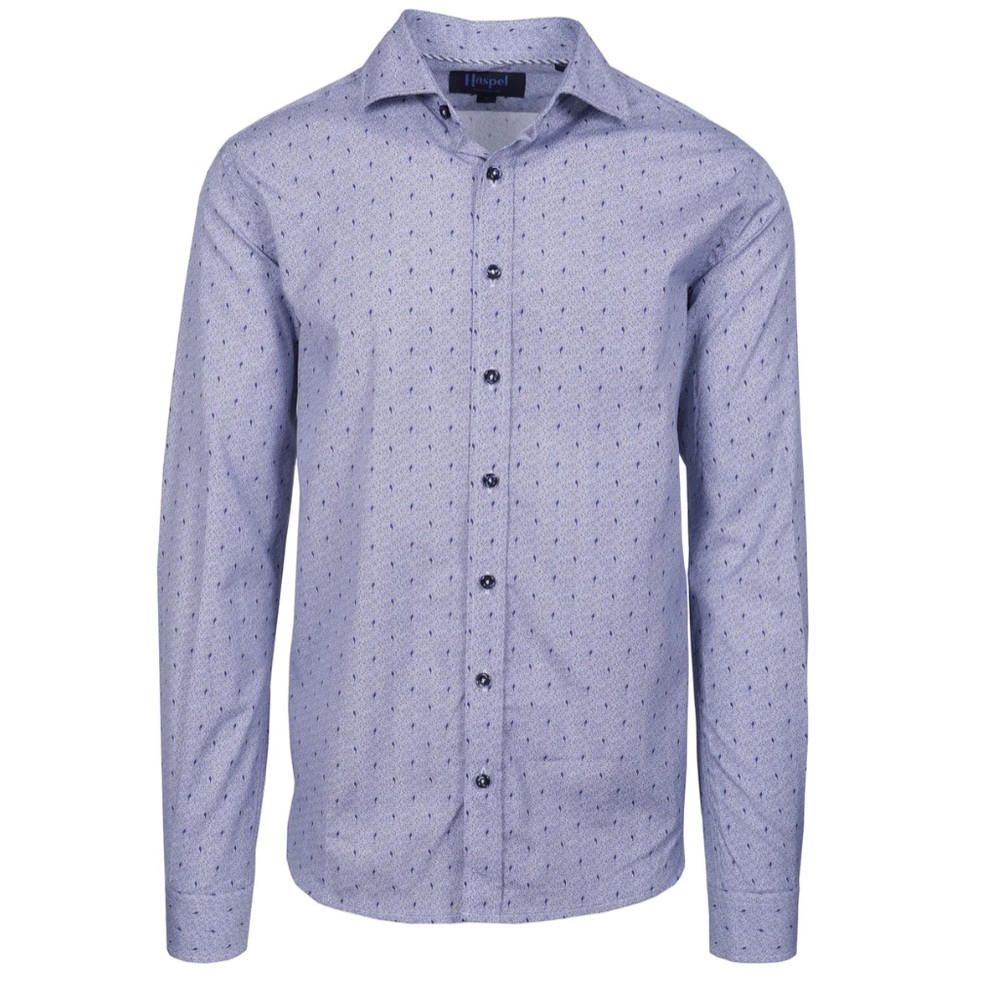 Carroll Light Blue Waterdrop Print - Picture 1 of 8